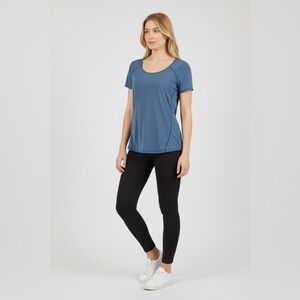 90 Degree By Reflex Tee Blue Size 1X